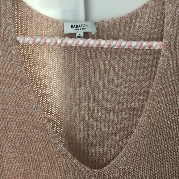 Babaton Sweaters - BABATON | Linen & Silk Sweater